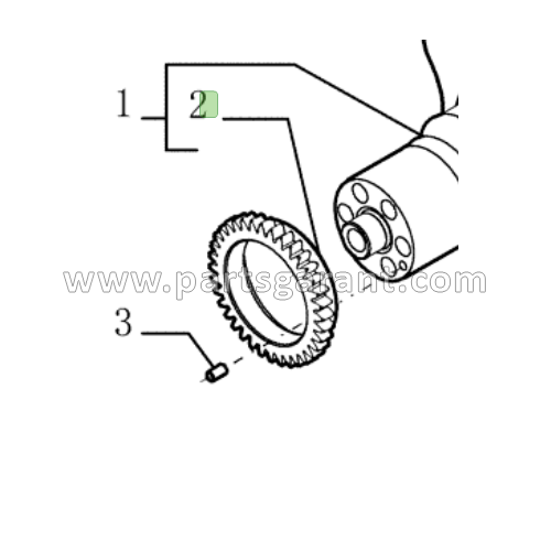 Camshaft gear New Holland E215