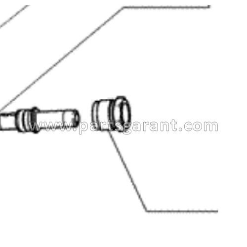 Case 580ST injector fuel tube nut