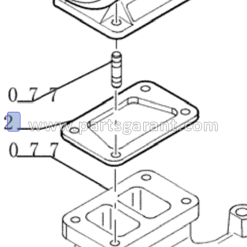 New Holland E215 turbocharger gasket