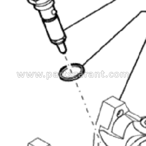 New Holland E215 fuel injector seal