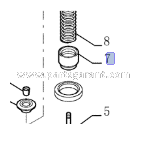 Valve seal New Holland E215