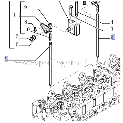 Valve pusher New Holland E215