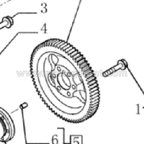 Case 580ST Camshaft Gear