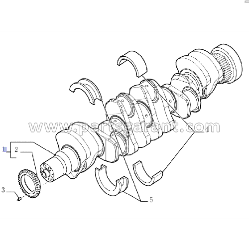 New Holland E215 camshaft