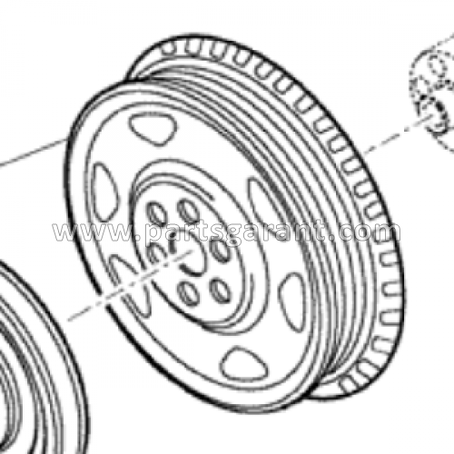 Crankshaft pulley New Holland LB95B