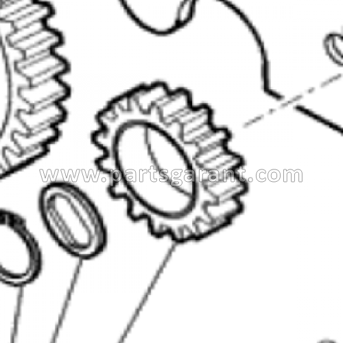 Tooth gear, cog wheel New Holland B90B