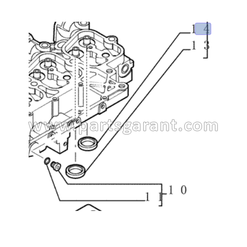 Intake valve seat New Holland E215