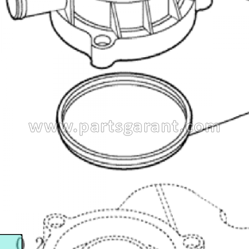 New Holland B90B Breather Gasket