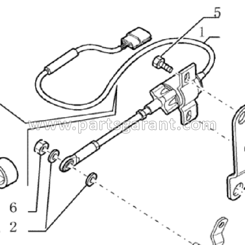 Injection pump electromagnet (Solenoid) New Holland E215