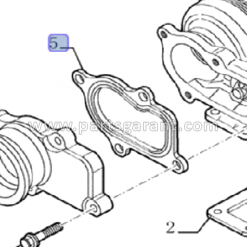 Case 580ST gasket