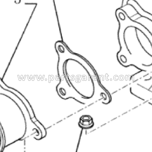 New Holland B90B manifold gasket