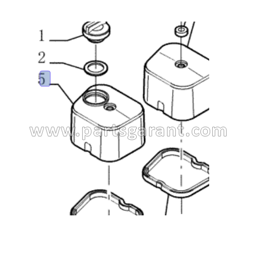 Valve cover New Holland E215