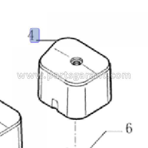 Valve cover New Holland B90B