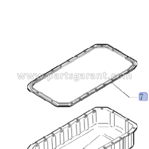 Case 580ST Oil Pan Gasket