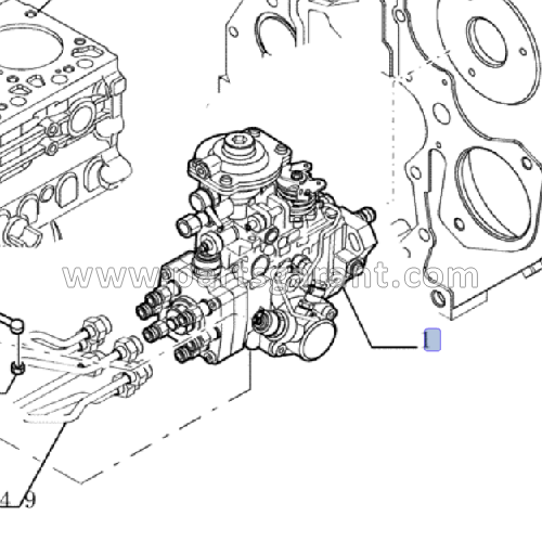 Injection pump (High pressure fuel pump with D4113) New Holland E215