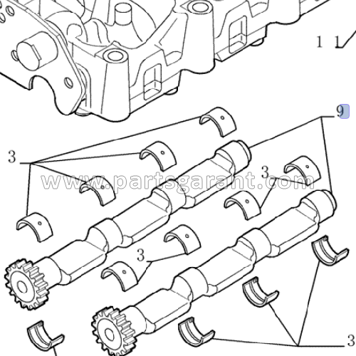 Camshaft New Holland LB110B