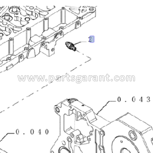 Temperature sensor New Holland E215