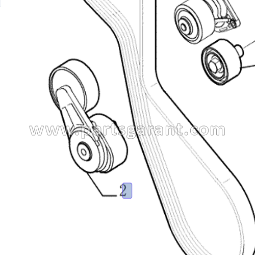 Tensioner roller New Holland E215