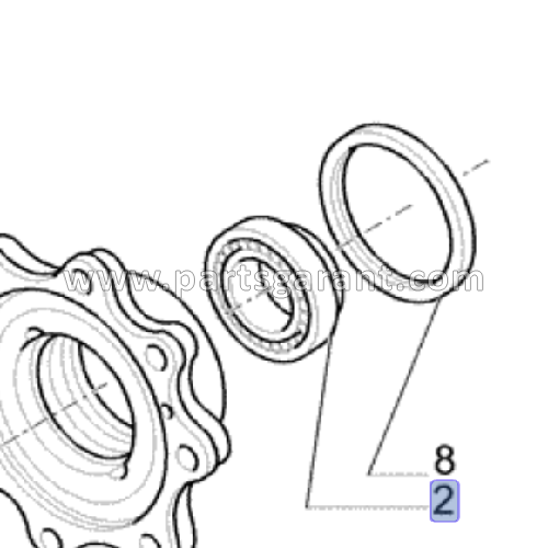 Wheel bearing New Holland LB110B