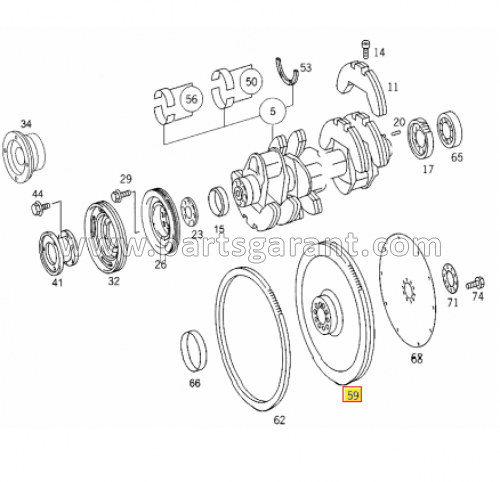 Flywheel Mercedes-Benz Actros