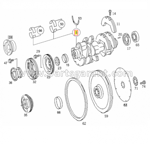 Crankshaft Mercedes-Benz Actros