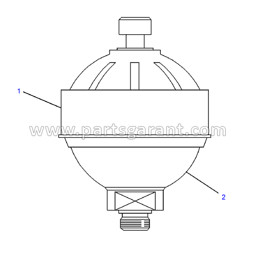 Hydraulic accumulator (charged) 2 Caterpillar 325D