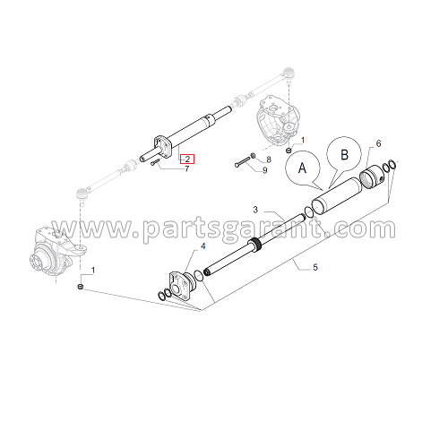 Steering cylinder