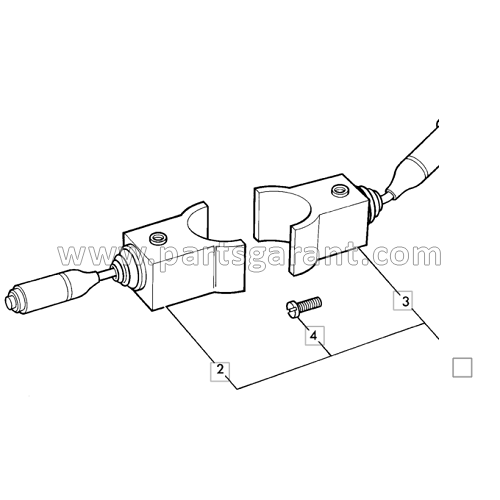 Steering column switch assembly JCB 3CX