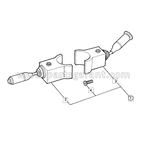 Steering column switch assembly JCB 4CX