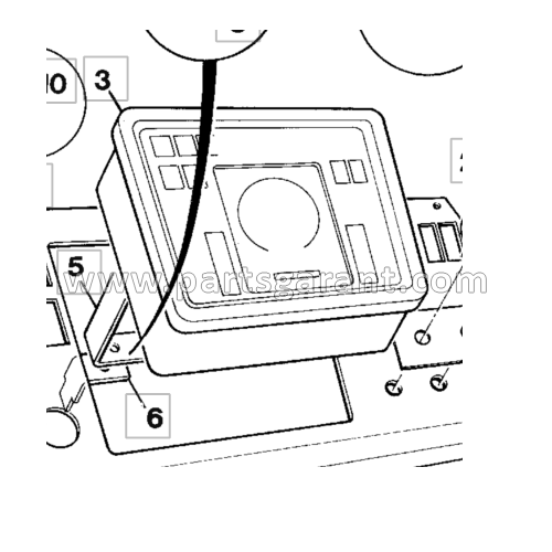 JCB 3CX instrument panel