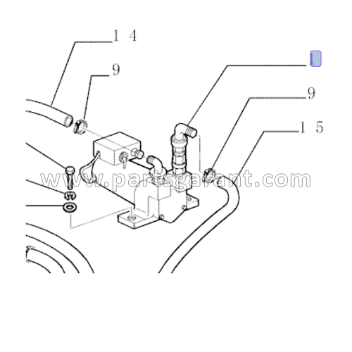 New Holland E215 fuel pump