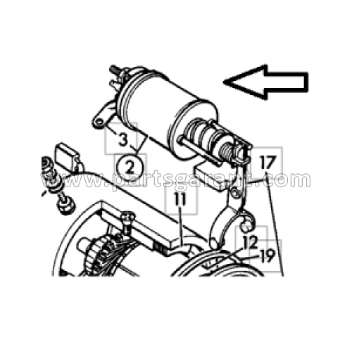 JCB 3CX Starter Relay