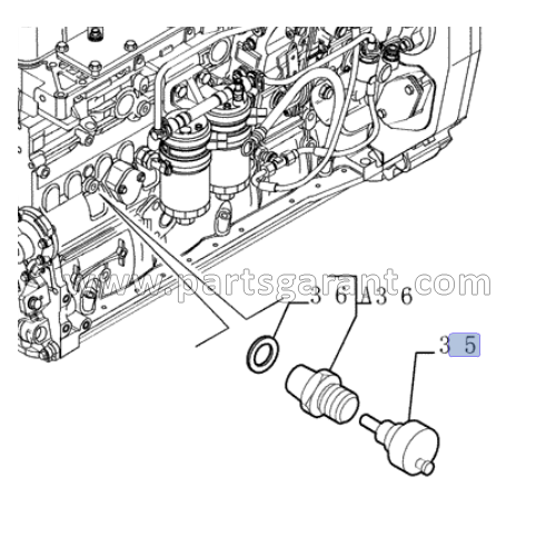 Pressure sensor New Holland E215