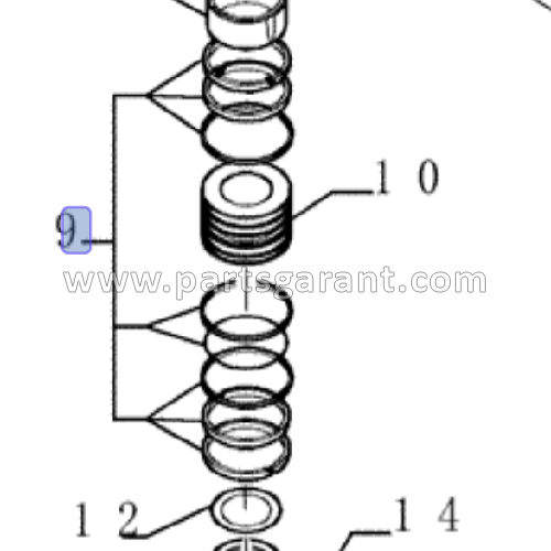 New Holland E215 lift cylinder repair kit