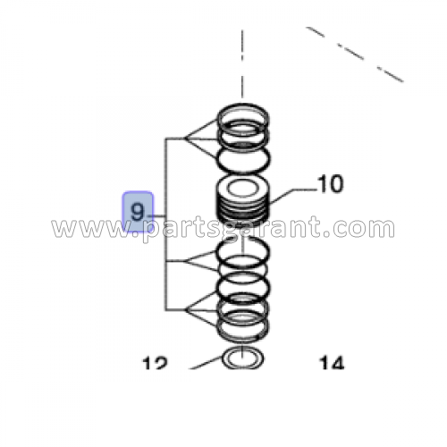 Case CX210 cylinder repair kit