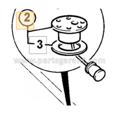 Fuel level sensor (fuel intake) JCB 4CX