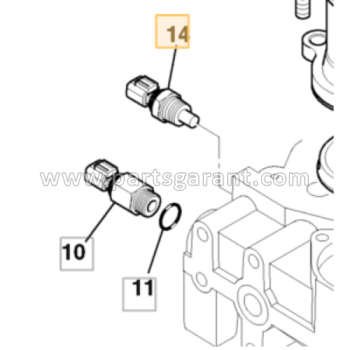 Temperature sensor JCB 4CX