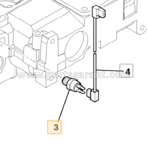 Cold start sensor JCB 4CX