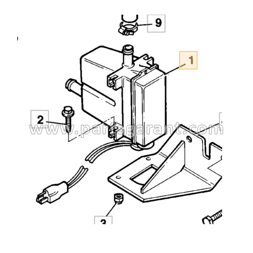 JCB 4CX engine block heater