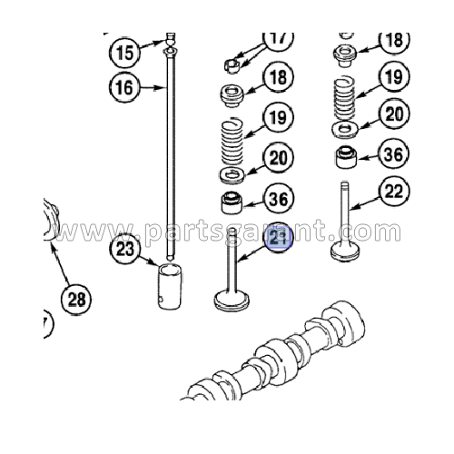 Case CX210 Inlet Valve