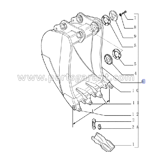 Bucket (1000 mm) New Holland E215