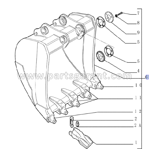 Bucket (1200 mm) New Holland E215