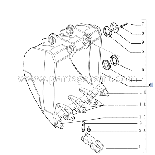 Bucket (1300 mm) New Holland E215