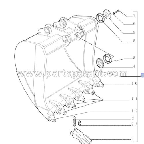 Bucket (1500 mm) New Holland E215