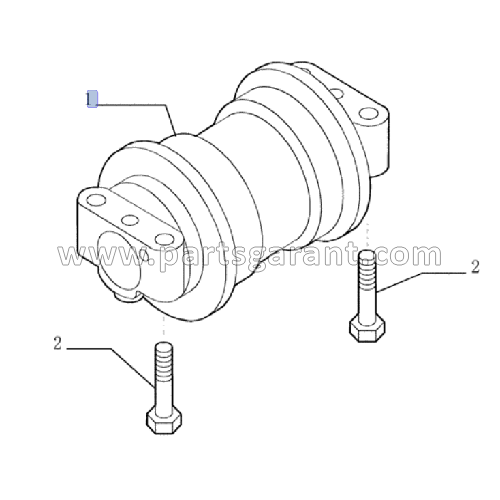 New Holland E215 roller