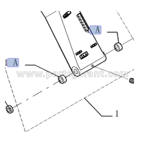 New Holland E215 handle bushing