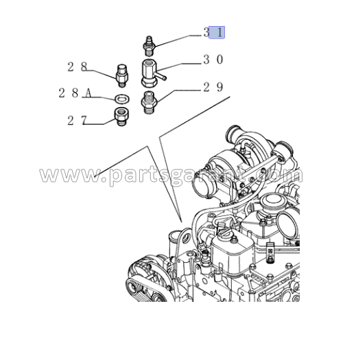 Temperature sensor New Holland E215