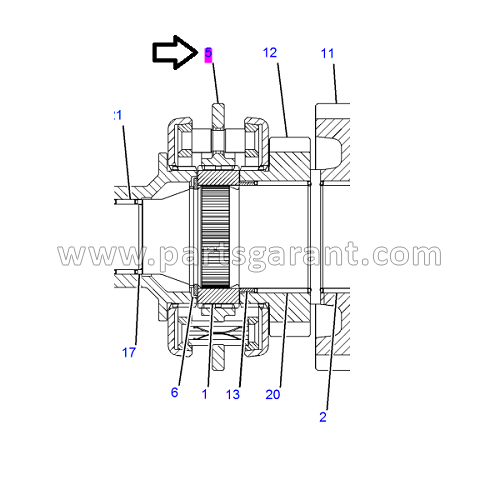 Synchronizer Caterpillar 434E