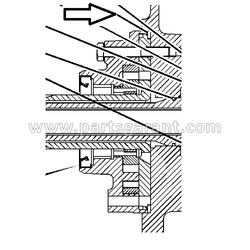 Caterpillar 432D Transmission Pump Ring