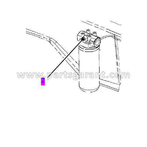 Caterpillar 432D Hydraulic Oil Pressure Sensor